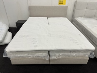 Boxspring Mallorca beige  160×200 Naturel